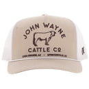 HOOEY John Wayne Logo Trucker Cap,Tan