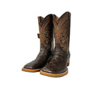 JAR BOOTS Men's Caiman Print Western Boot Bulldog Toe 2622