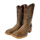 JAR BOOTS Men's Crocodile Print Square Toe Western Boot 2658