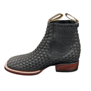 LOS ANGELES BOOTS Men's Petatillo Western Ankle Boot, Black