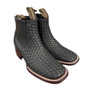 LOS ANGELES BOOTS Men's Petatillo Western Ankle Boot, Black