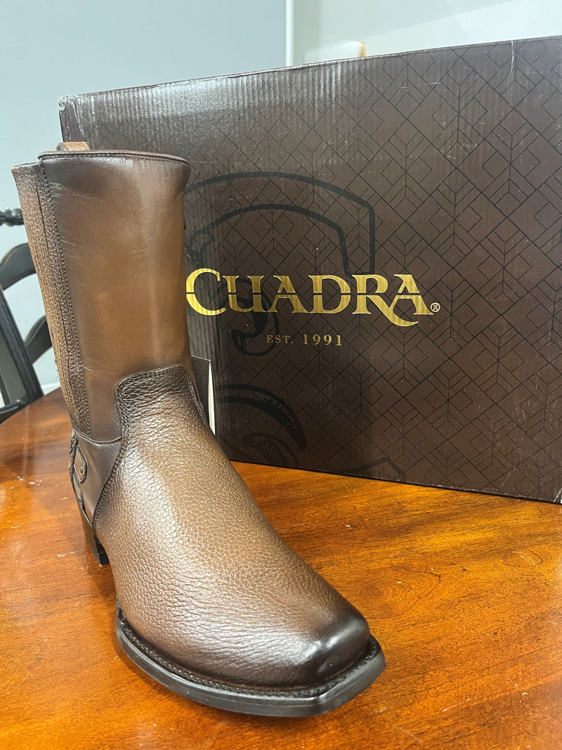 CUADRA Men's Boot MN Honey Zipper & Studs Narrow Square Toe CU406