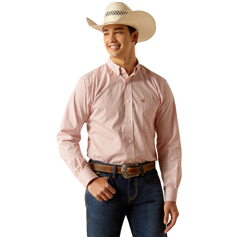 ARIAT Men's Wrinkle Free Izaiah Fitted LS Shirt 10051504