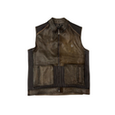 CUADRA Men's Zipper Vest Genuine Lamb Leather JC321
