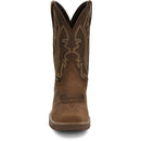 JUSTIN Men's Nitread 11'' Waterproof Work Boot, Brown