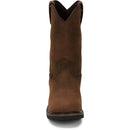JUSTIN Men's Drywall 10" Waterproof Work Boot, Brown