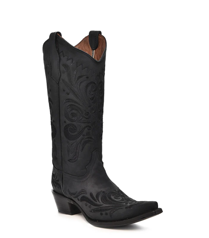 CORRAL BOOTS Women's Circle G By Corral® LD Black Filigree L5433