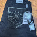 LAMASINI Men's Denim Bootcut Jean LAM1867