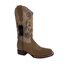 LOS ANGELES BOOTS Women's Nobuck Western Boot