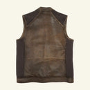 CUADRA Men's Zipper Vest Genuine Lamb Leather JC321