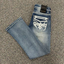 MONTERO Men's Denim Stretch Cut Boot Jeans