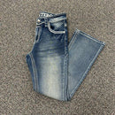 MONTERO Men's Denim Stretch Cut Boot Jeans