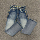 MONTERO Men's Denim Stretch Cut Boot Jeans
