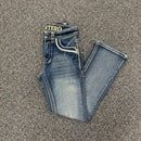 MONTERO Men's Denim Stretch Cut Boot Jeans