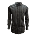 MONTERO Men's Casual Shirt Long Sleeve, Navy