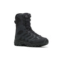 MERRELL Men's Moab 3 8" Soft Toe Tactical Zip Waterproof Boot, Black