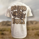 MONTERO Men's Rodeo Bull Tee, Beige