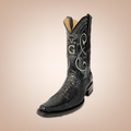 EL GENERAL MEN'S WESTERN BOOTS EXOTIC LEATHER OSTRICH LEG