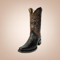 EL GENERAL MEN'S WESTERN BOOTS EXOTIC LEATHER OSTRICH LEG