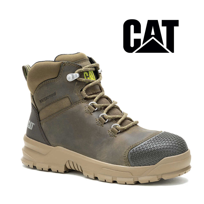 CATFOOTWEAR Men's ACCOMPLICE X Waterproof Steel toe Work Shoes P91631