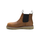 CATERPILLAR Men's Reclaimer Wedge Chelsea Steel Toe Waterproof Work Boot , Brown