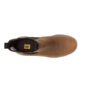 CATERPILLAR Men's Reclaimer Wedge Chelsea Steel Toe Waterproof Work Boot , Brown