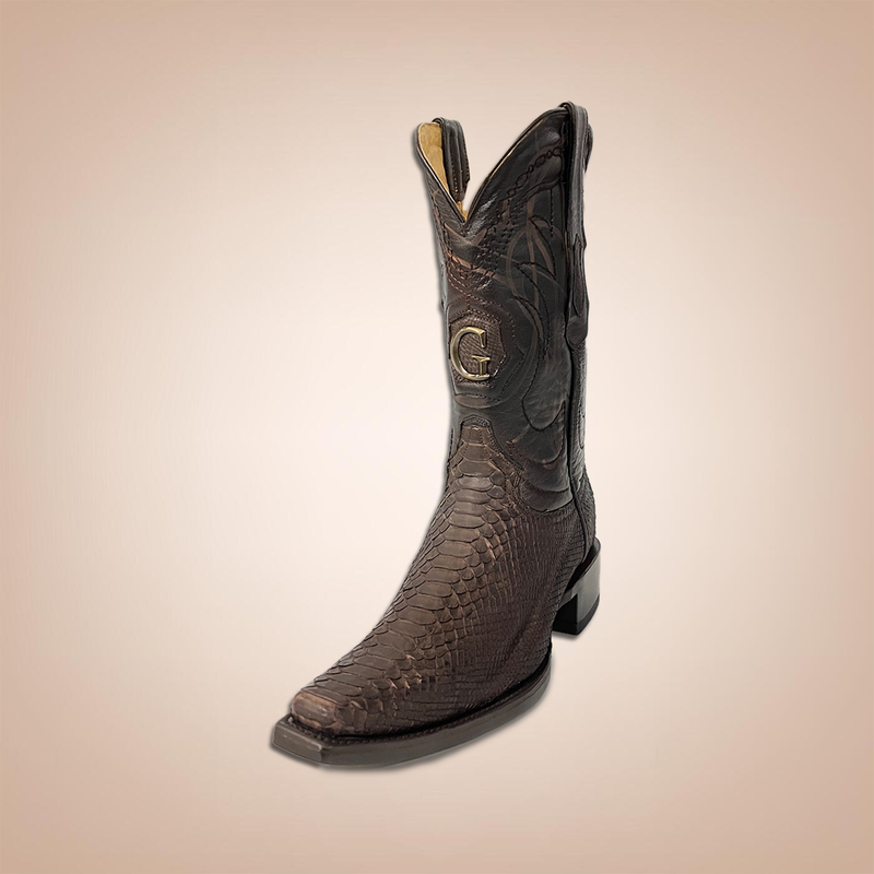 EL GENERAL MEN'S WESTERN BOOTS EXOTIC LEATHER PYTHON