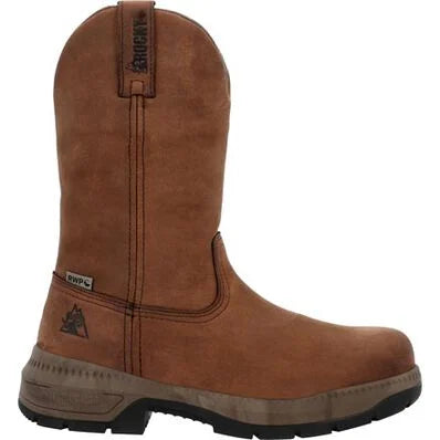 ROCKY Men's Worksmart 11'' Waterproof Pull On Work Boot RKK0461