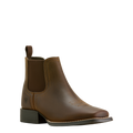 ARIAT Youth's Booker Chelsea Wide Square Toe Western Boot, Brown