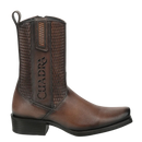 CUADRA Men's Honey Deer & Bovine Leather Narrow Square Toe Urban Boot