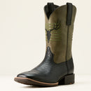 ARIAT Men's Sport Antlers Wide Square Toe Western Boot