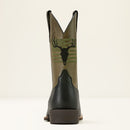 ARIAT Men's Sport Antlers Wide Square Toe Western Boot