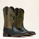 ARIAT Men's Sport Antlers Wide Square Toe Western Boot