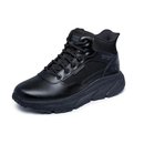 SKECHERS Men's Slip-ins Work Slip-Resistant: D'Lux Journey - Redron Black