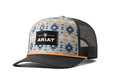 ARIAT Men's SouthWest Suede Patch SnapBack A300083197