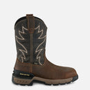 IRISH SETTER Men's 11 Inch Two Harbors Pull-On Waterproof Work Boot, Brown