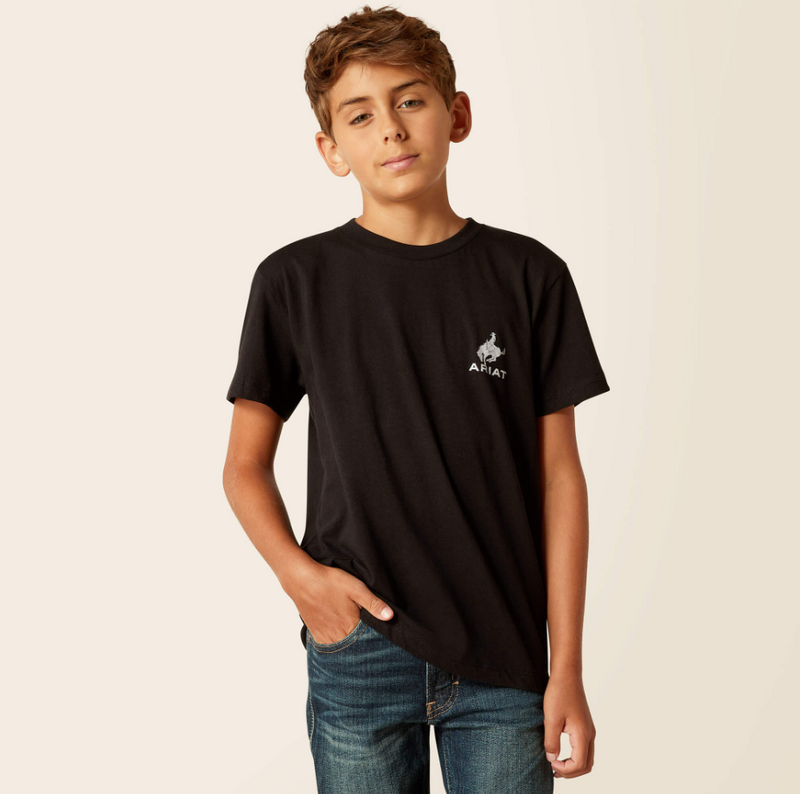 ARIAT BOY'S Bronco Flag T-Shirt 10047915