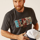 ARIAT Men's License Plate Cowboy T-Shirt 10047881