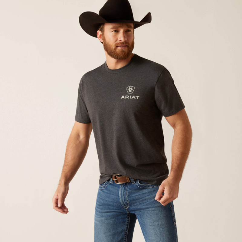 ARIAT MEN'S Eagle Round T-Shirt 10047892