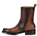 CUADRA Men's Satro Chestnut Laser & Woven Toe Casual Western Boot