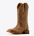 ARIAT Women's County Lane Wide Square Toe Western Boot, Tan