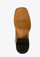 ARIAT Women's County Lane Wide Square Toe Western Boot, Tan
