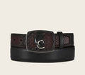CUADRA Men's Premium Bovine Leather Western Leather, Wine