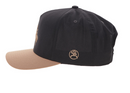 HOOEY "Whit" Embroidery Logo Cap, Tan & Black
