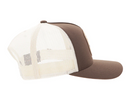 HOOEY Cheyenne Patch Logo Cap, Tan,Maroon