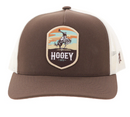 HOOEY Cheyenne Patch Logo Cap, Tan,Maroon