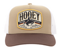 HOOEY Salado Patch Cap, Tan/White