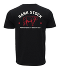 HOOEY Men's Charbray Rank Stock Pocket T-Shirt, Black