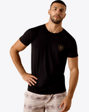 ARIAT Men's Ariat Banner Badge T-Shirt, Black