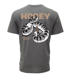 HOOEY Men's "Rattler" Dark Grey Hooey T-Shirt